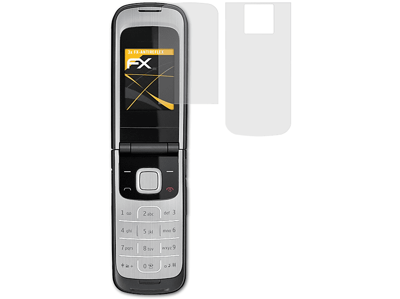ATFOLIX 3x FX-Antireflex Nokia 2720 Displayschutz(für Fold)
