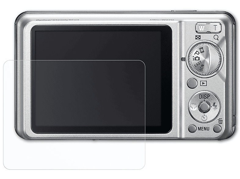 Sony FX-Clear 3x DSC-W270) ATFOLIX Displayschutz(für