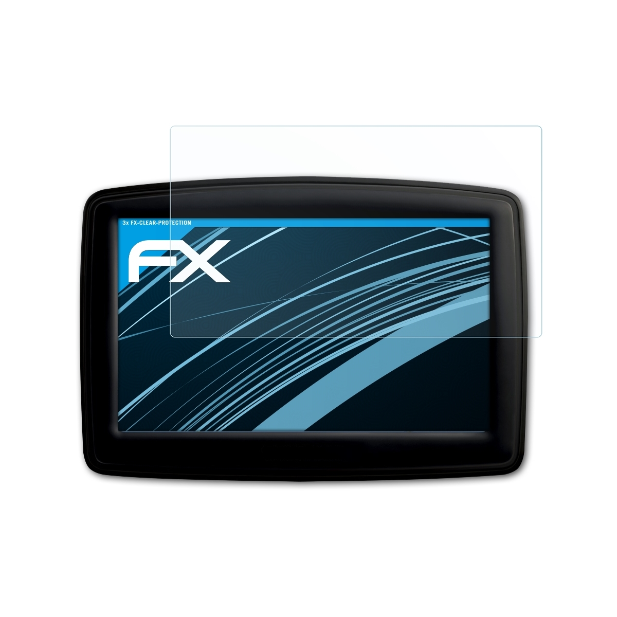 3x FX-Clear GO TomTom 40 / ATFOLIX 40) Displayschutz(für Start