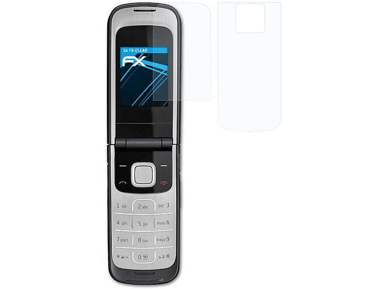 Displayschutz(für 3x 2720 Nokia ATFOLIX FX-Clear Fold)