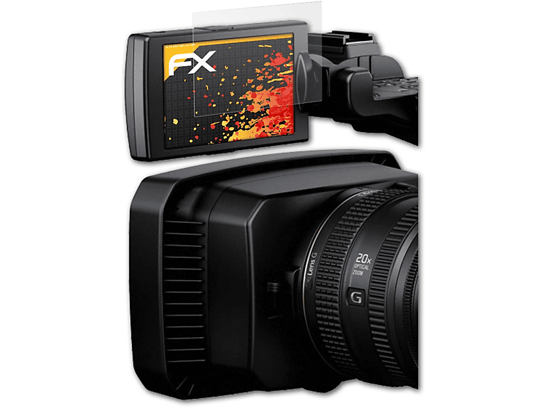 3x ATFOLIX FDR-AX1 Displayschutz(für Sony FX-Antireflex 4K)