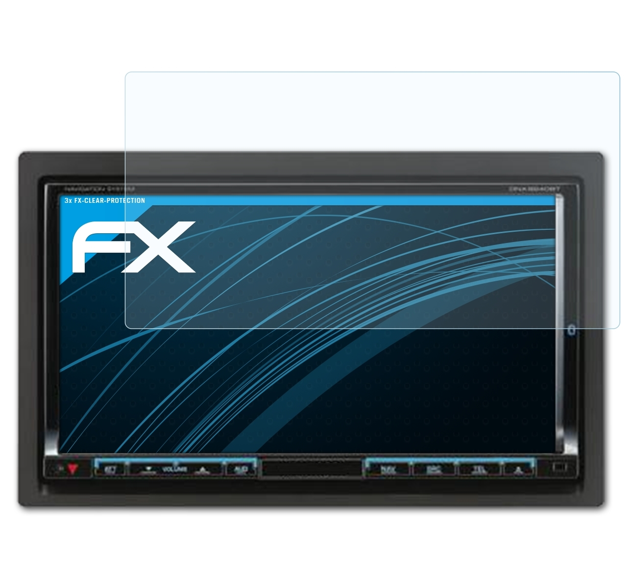 FX-Clear 3x ATFOLIX Kenwood Displayschutz(für DNX9240BT)