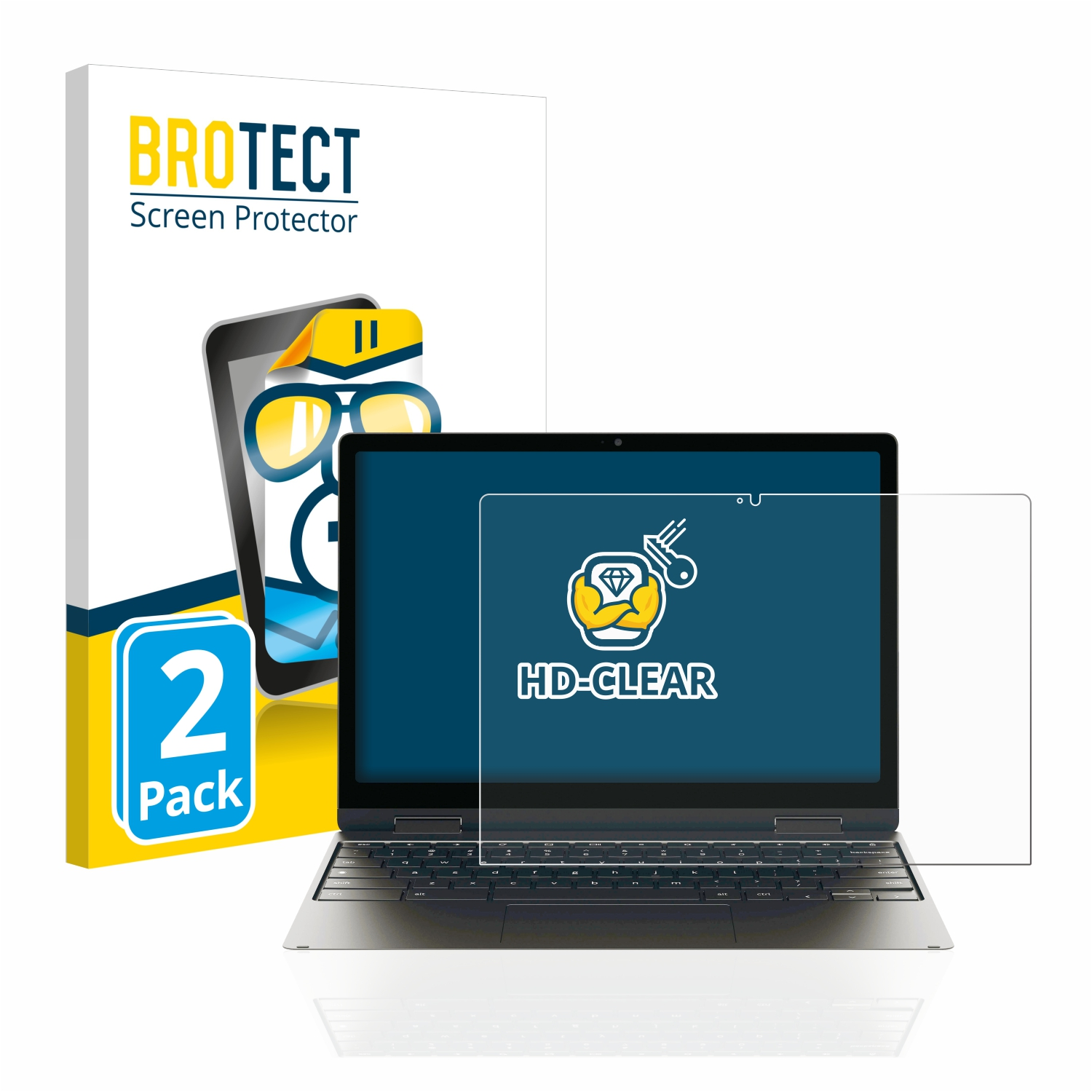Schutzfolie(für klare Samsung 2x 2 Galaxy BROTECT Chromebook 360)