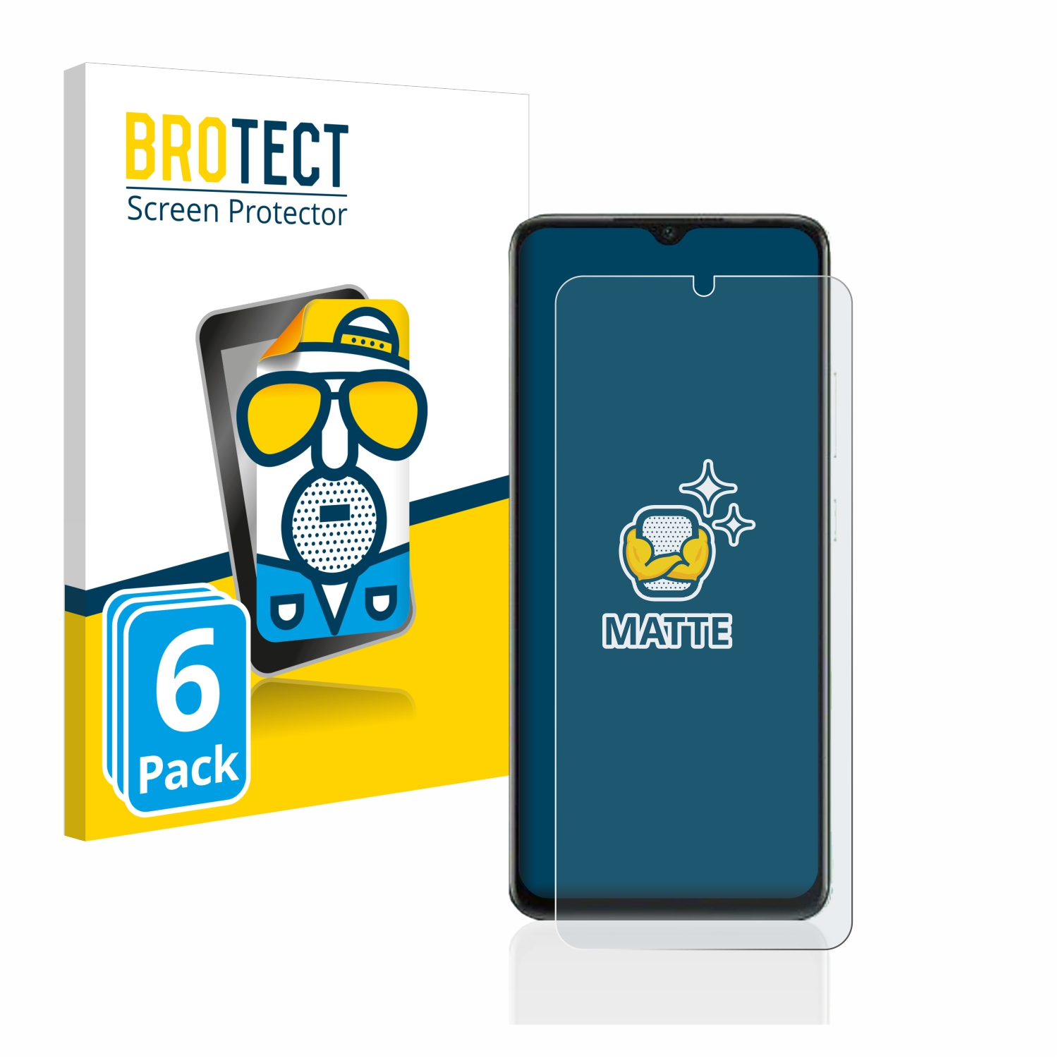 BROTECT 6x matte Schutzfolie(für Infinix Smart 7)