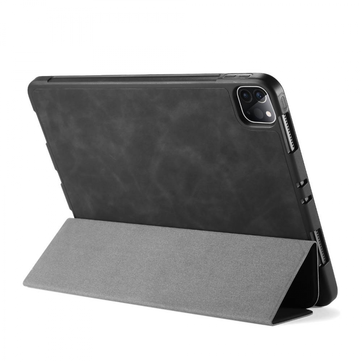 DG MING Aktiv Tablethülle Bookcover Schwarz Kunststoff, für Apple