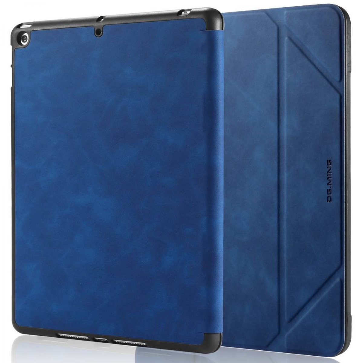 DG MING Aktiv Tablethülle Bookcover Kunststoff, Apple Blau für