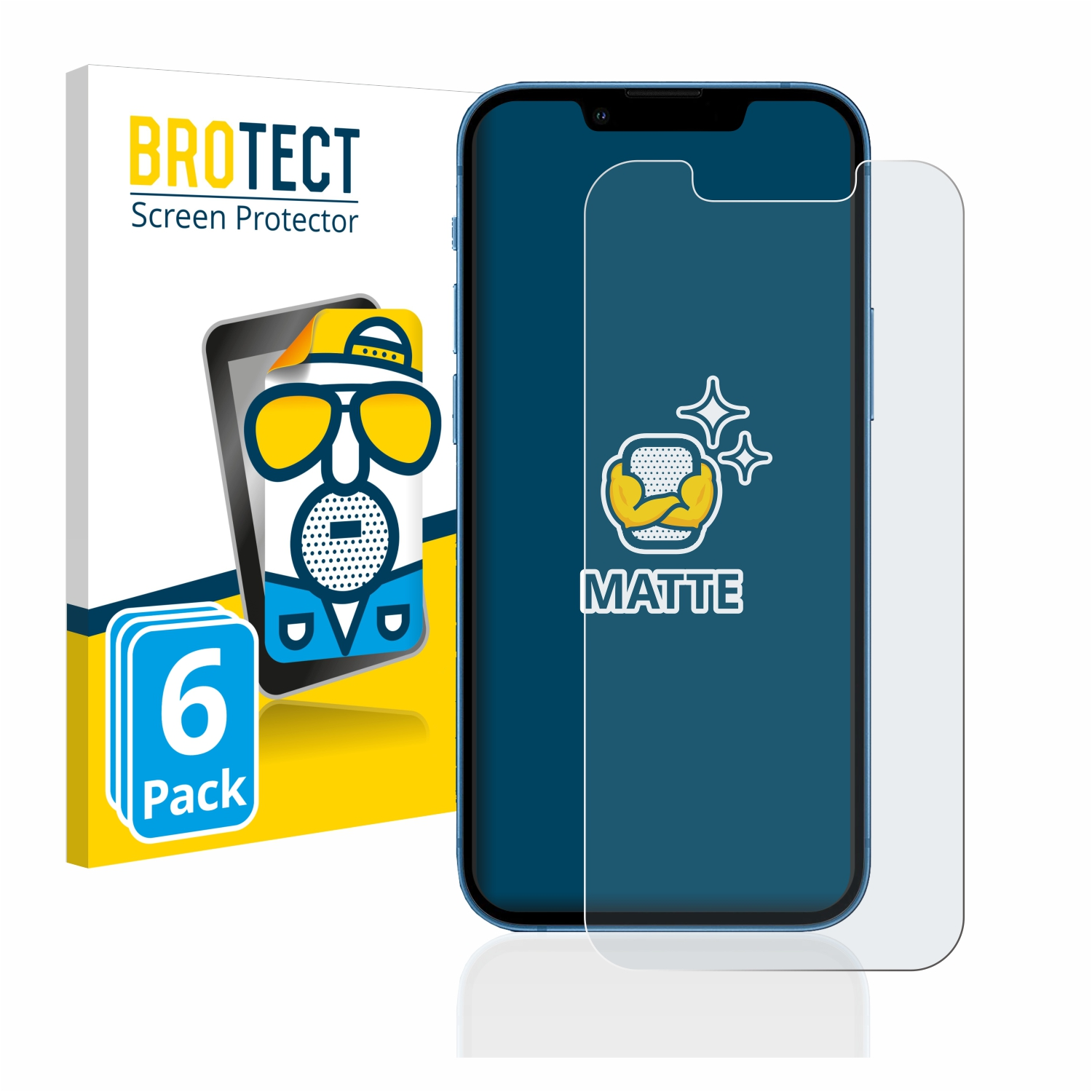 BROTECT Schutzfolie(für 13 mini) matte 6x Apple iPhone