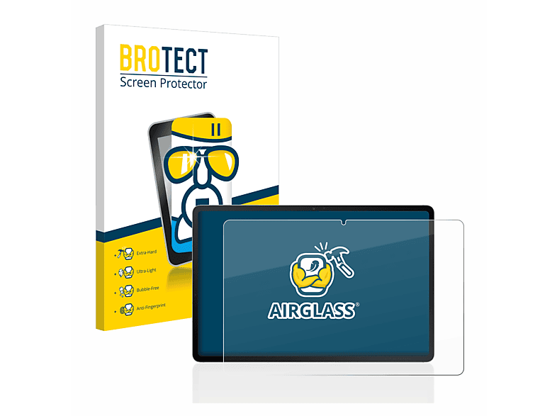 BROTECT Airglass klare Schutzfolie(für Samsung Galaxy Tab S7 FE (im Querformat))