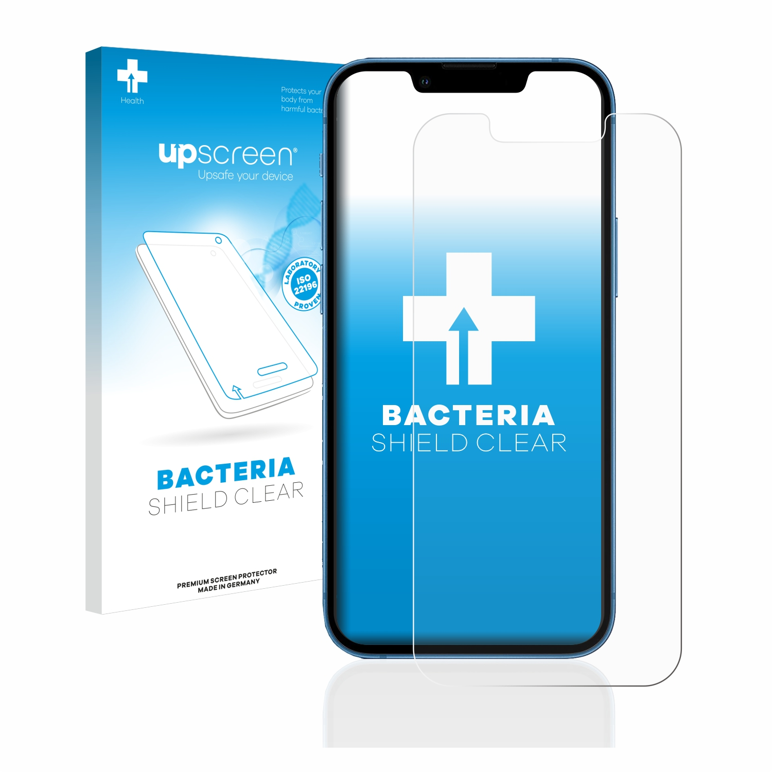 UPSCREEN antibakteriell 13 mini) iPhone Schutzfolie(für Apple klare