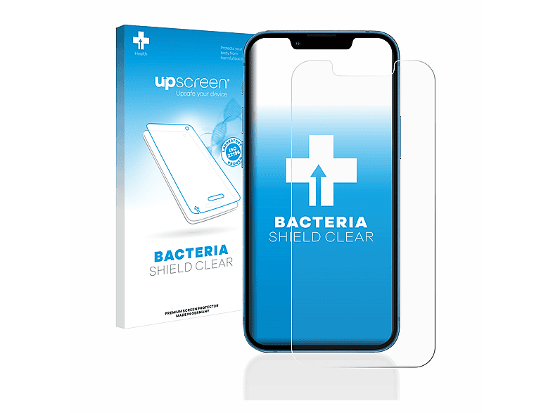 UPSCREEN antibakteriell klare Schutzfolie(für Apple mini) 13 iPhone