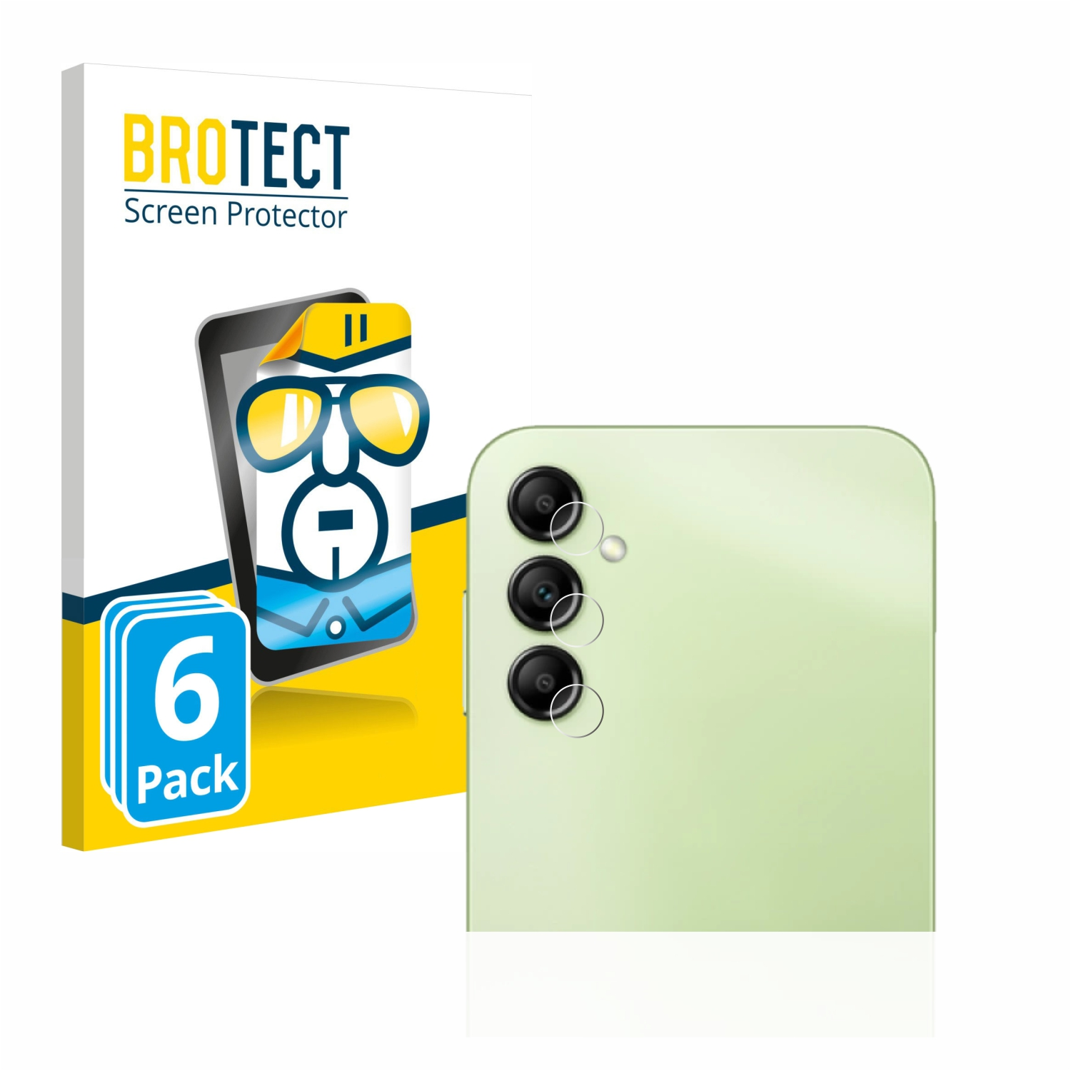 BROTECT 6x klare Schutzfolie(für Samsung 4G) Galaxy A14