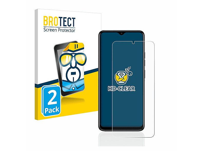BROTECT 2x klare Schutzfolie(für Tecno Spark Go 2023) | Displayschutzfolien & Gläser