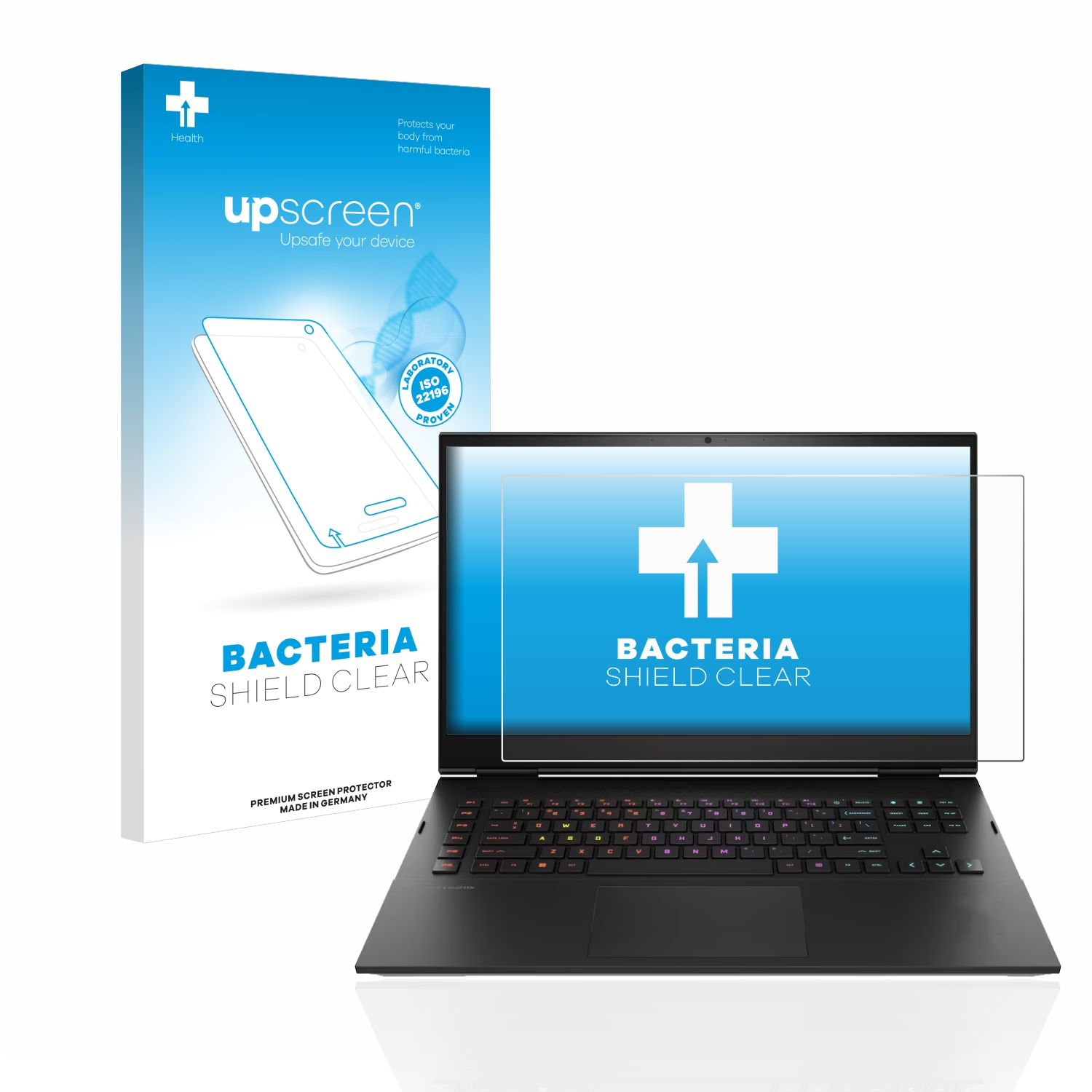 HP Omen UPSCREEN antibakteriell Schutzfolie(für klare 17-ck2077ng)
