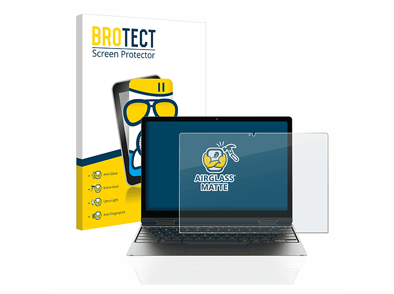 BROTECT Airglass Samsung Chromebook 2 matte 360) Schutzfolie(für Galaxy