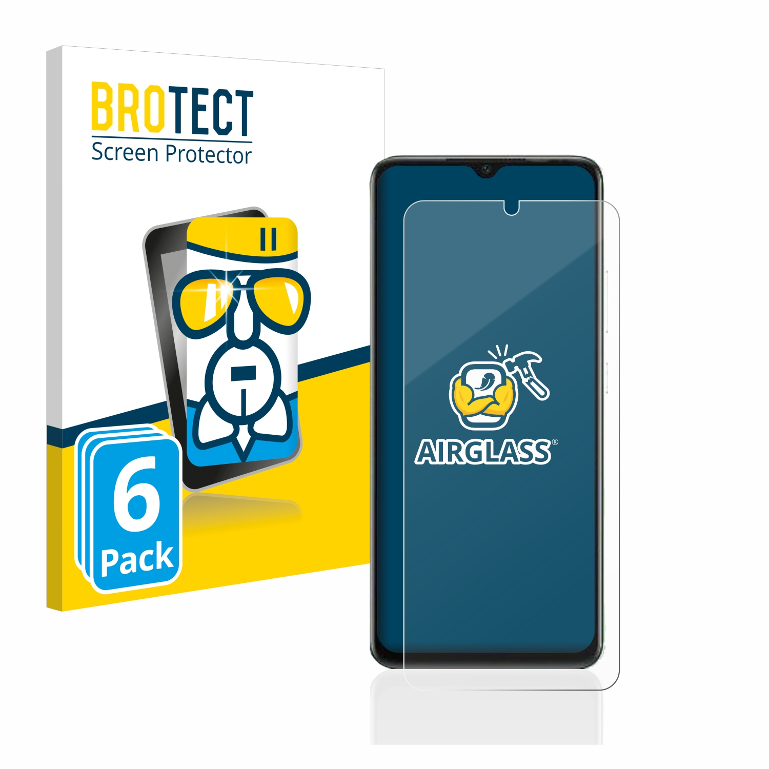 Infinix BROTECT klare Schutzfolie(für Smart Airglass 7) 6x