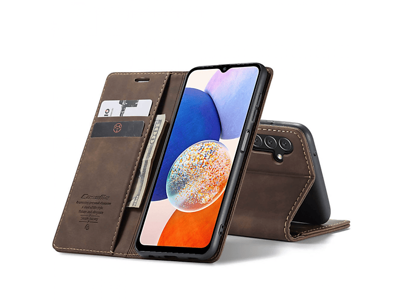 Galaxy CASEME Smart, Coffee Samsung, Bookcover, A14 5G,