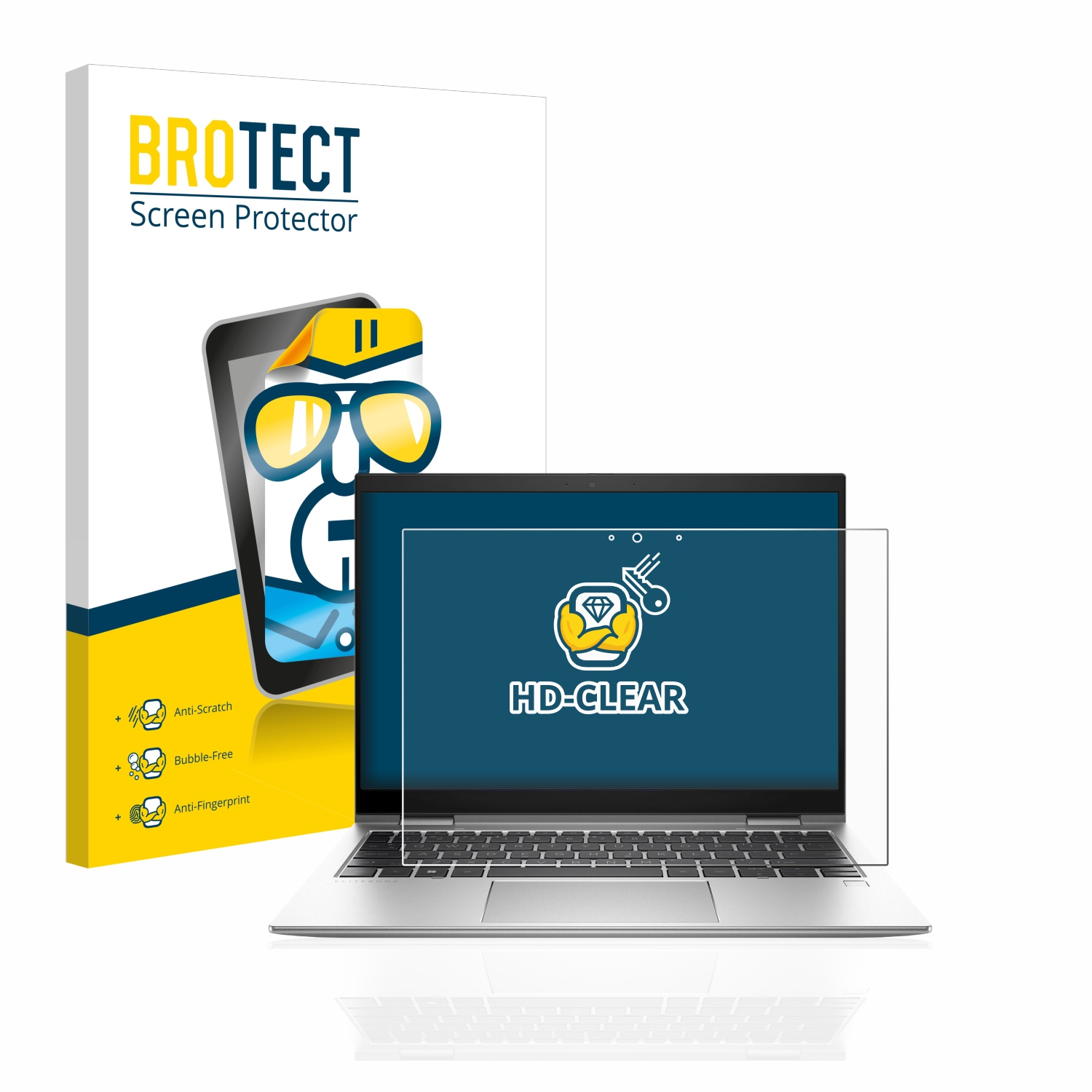 G9) klare HP 830 x360 BROTECT Schutzfolie(für EliteBook