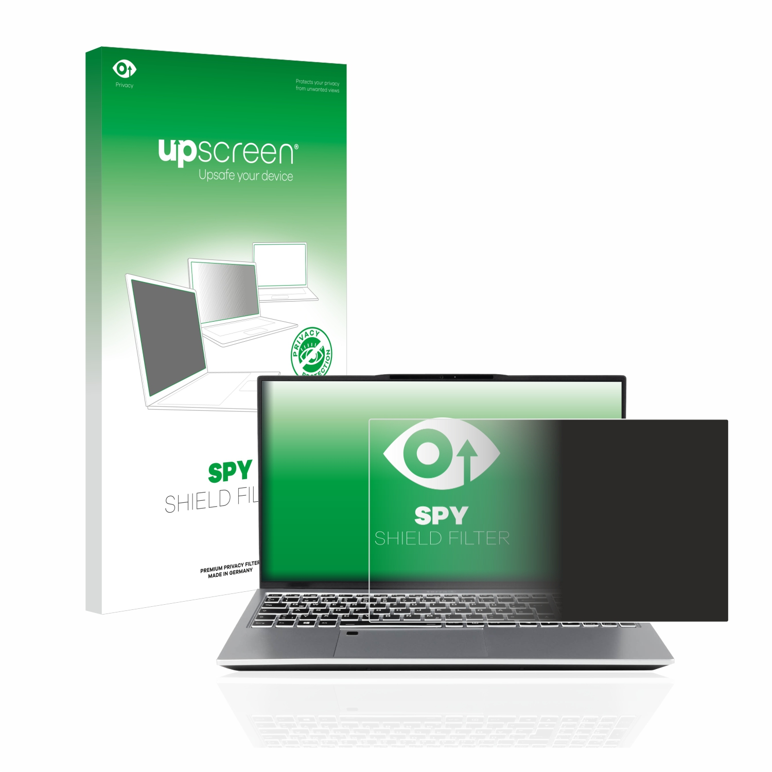 UPSCREEN Blickschutzfilter(für 1551) Terra Wortmann Mobile Anti-Spy