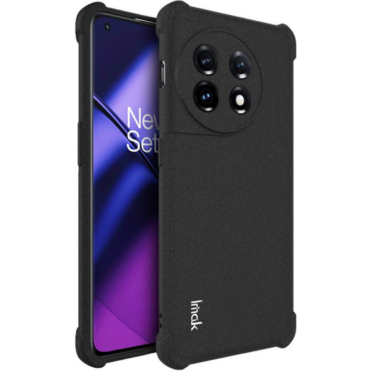 11, OnePlus, Feel, Schwarz Backcover, IMAK Sandy