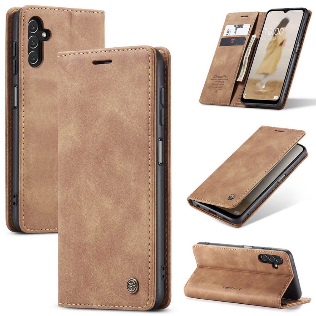 Bookcover, Samsung, Braun CASEME Galaxy 5G, A34 Smart,