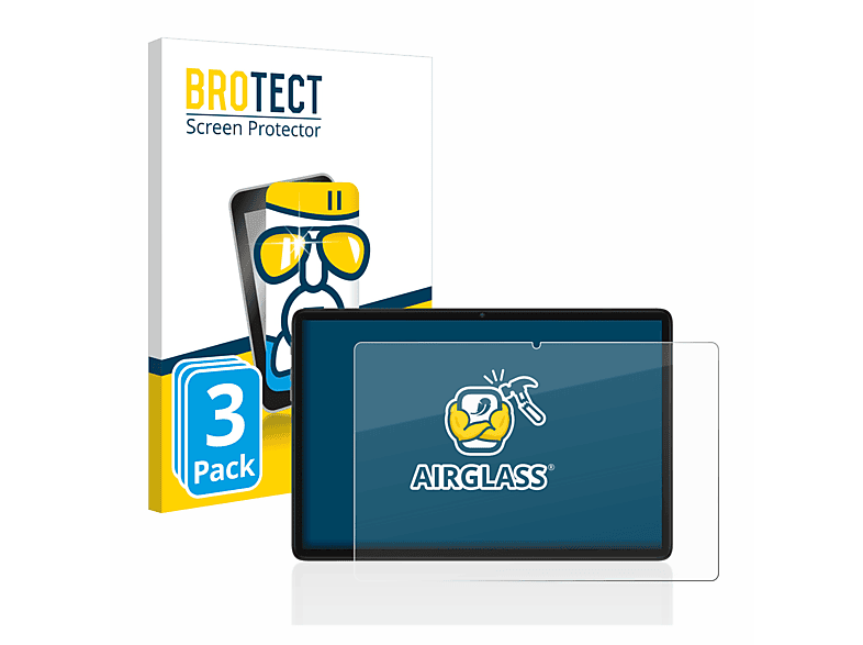 BROTECT 3x Airglass klare Schutzfolie(für Teclast P40HD) | Tabletschutzfolien