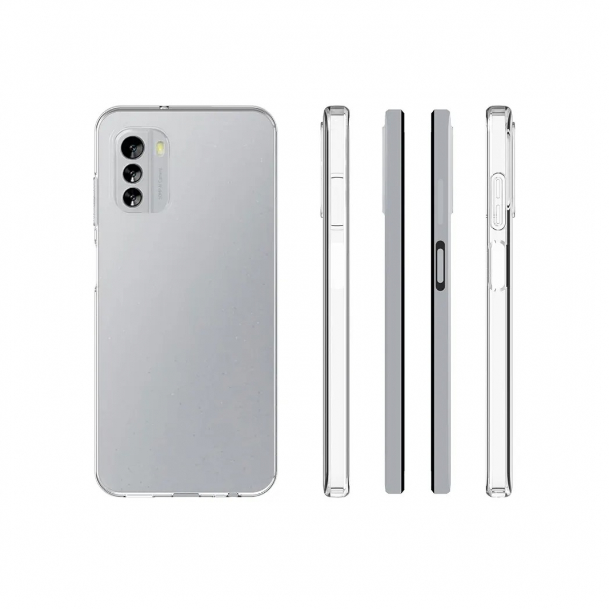 G60, Backcover, CASEONLINE Silikon, Nokia, Transparent