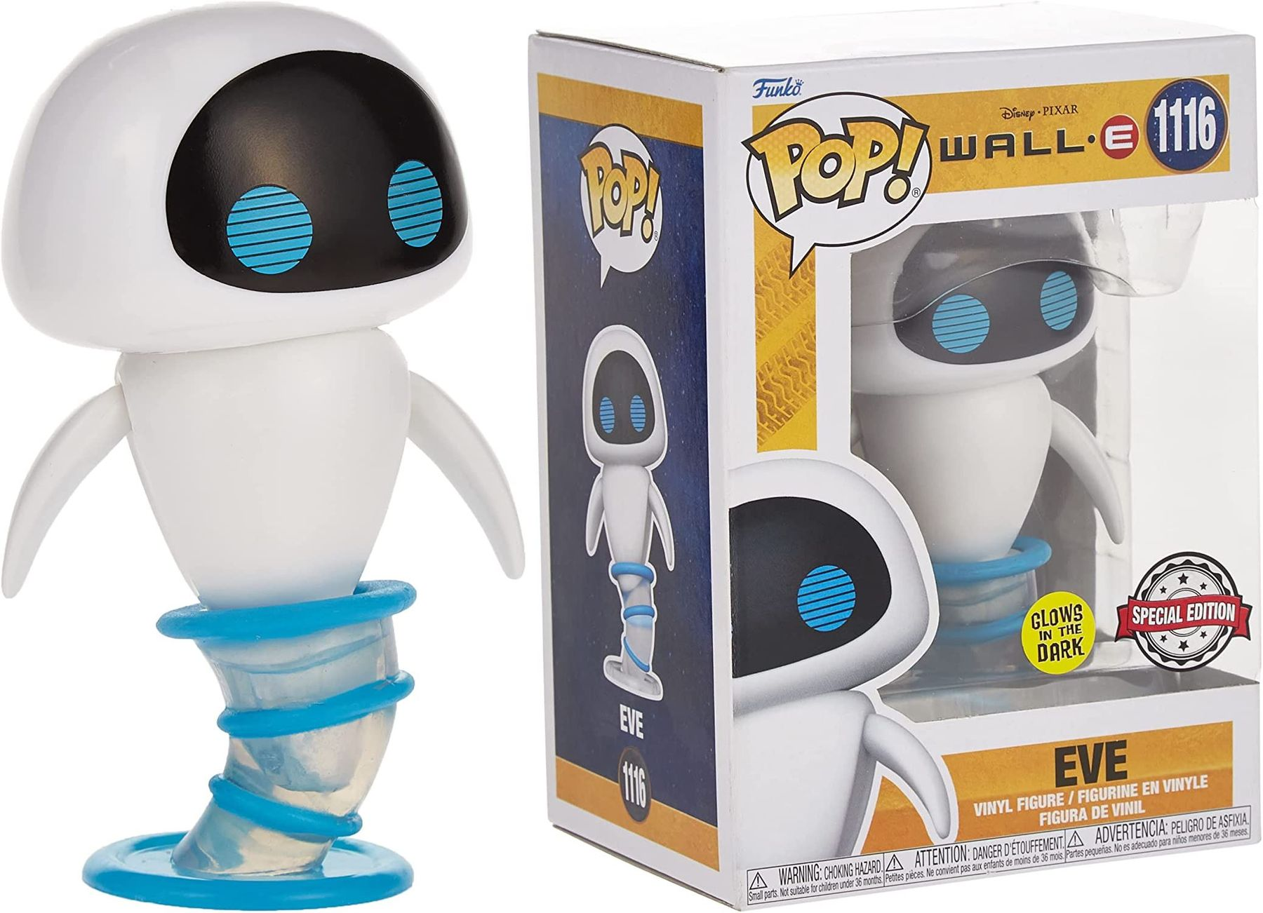 POP - Disney Wall-E - Eve in the Flying/Glows Dark