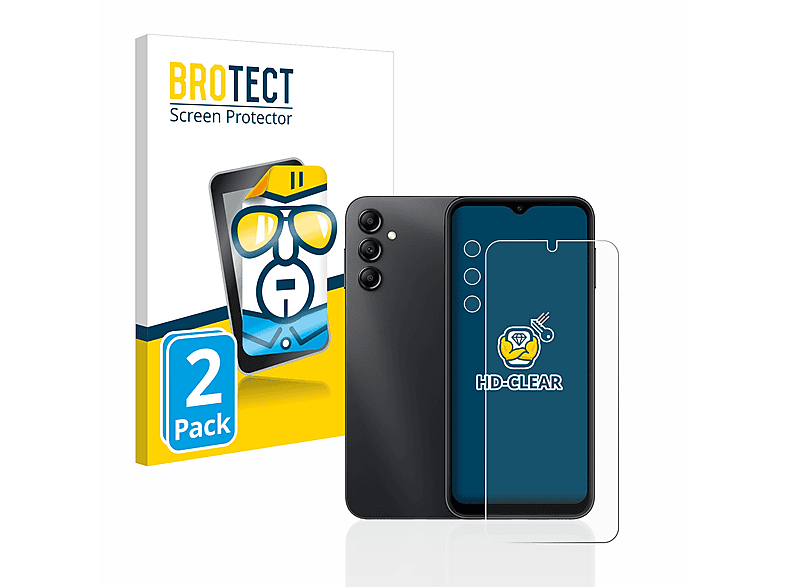 A14 Galaxy 4G) Samsung klare BROTECT Schutzfolie(für 2x