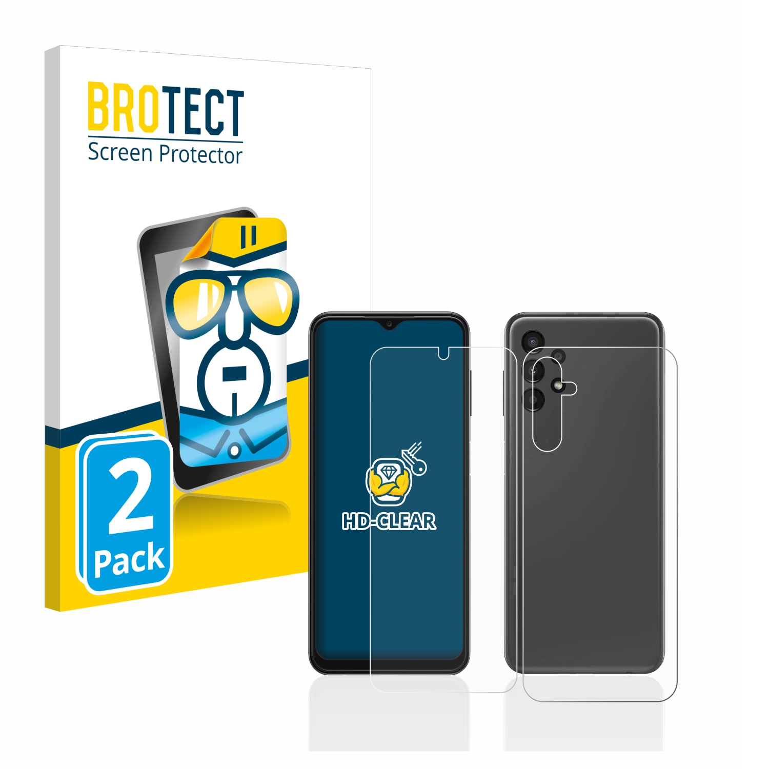A14 klare 4G) Schutzfolie(für Galaxy BROTECT Samsung 2x