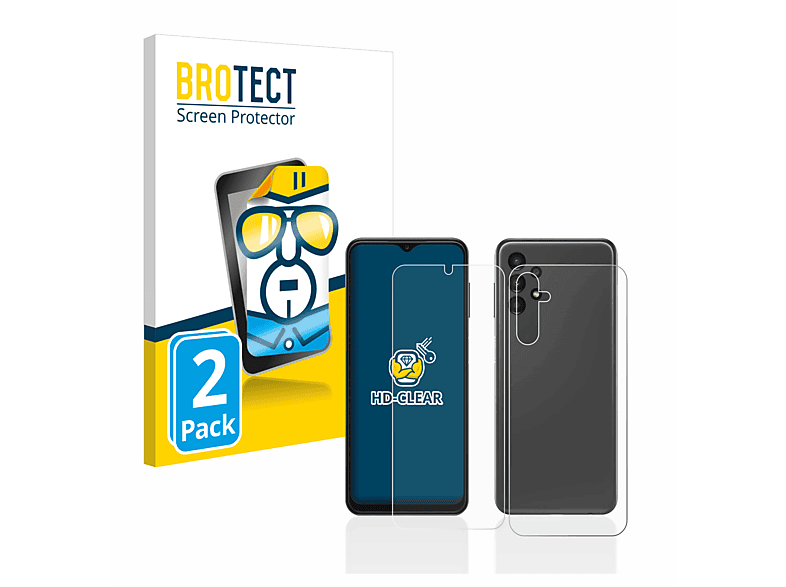 BROTECT 2x klare Schutzfolie(für Samsung Galaxy A14 4G)