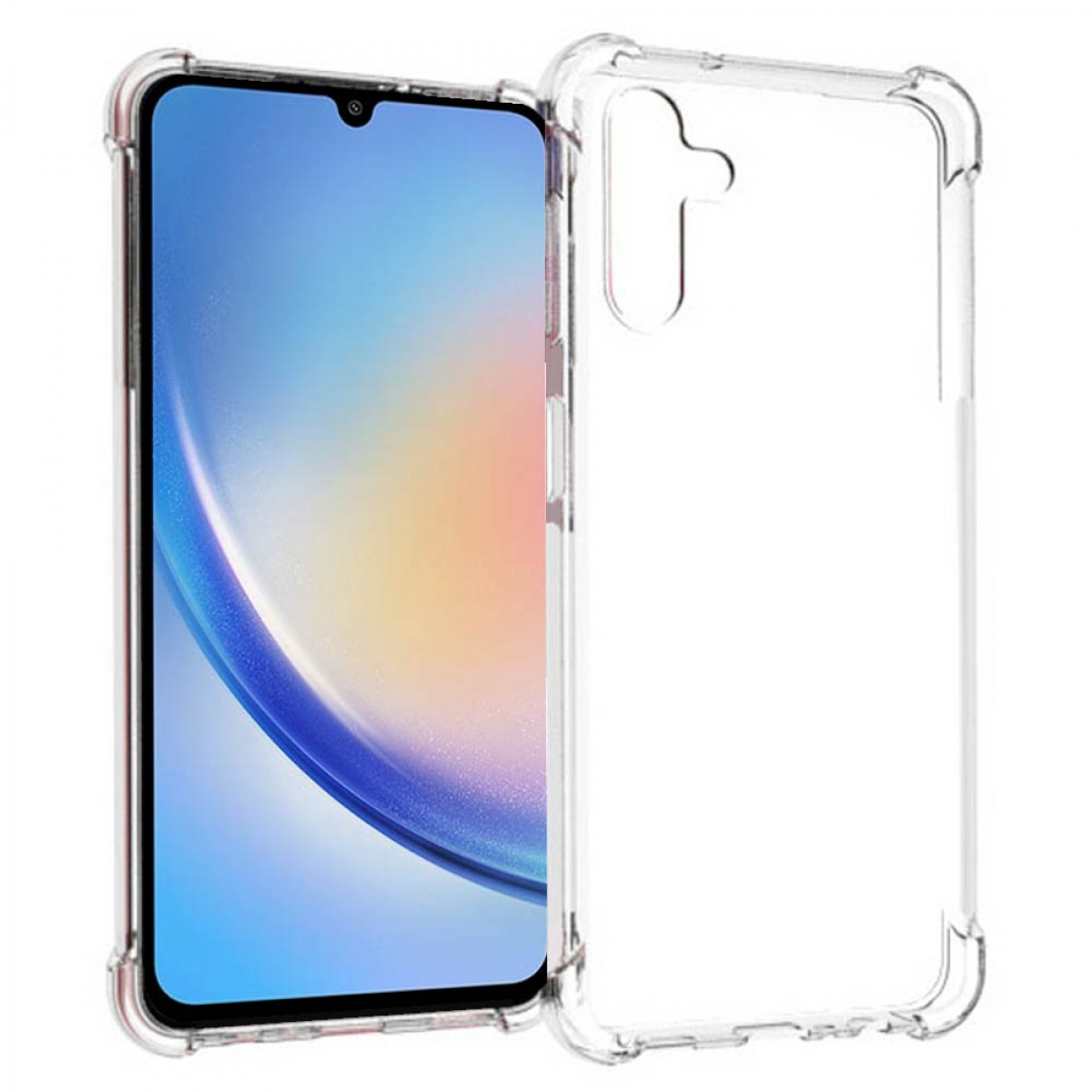 CASEONLINE Shockproof, Backcover, Samsung, A34 Transparent Galaxy 5G
