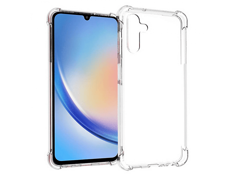 CASEONLINE Shockproof, Backcover, Samsung, Transparent 5G, Galaxy A34