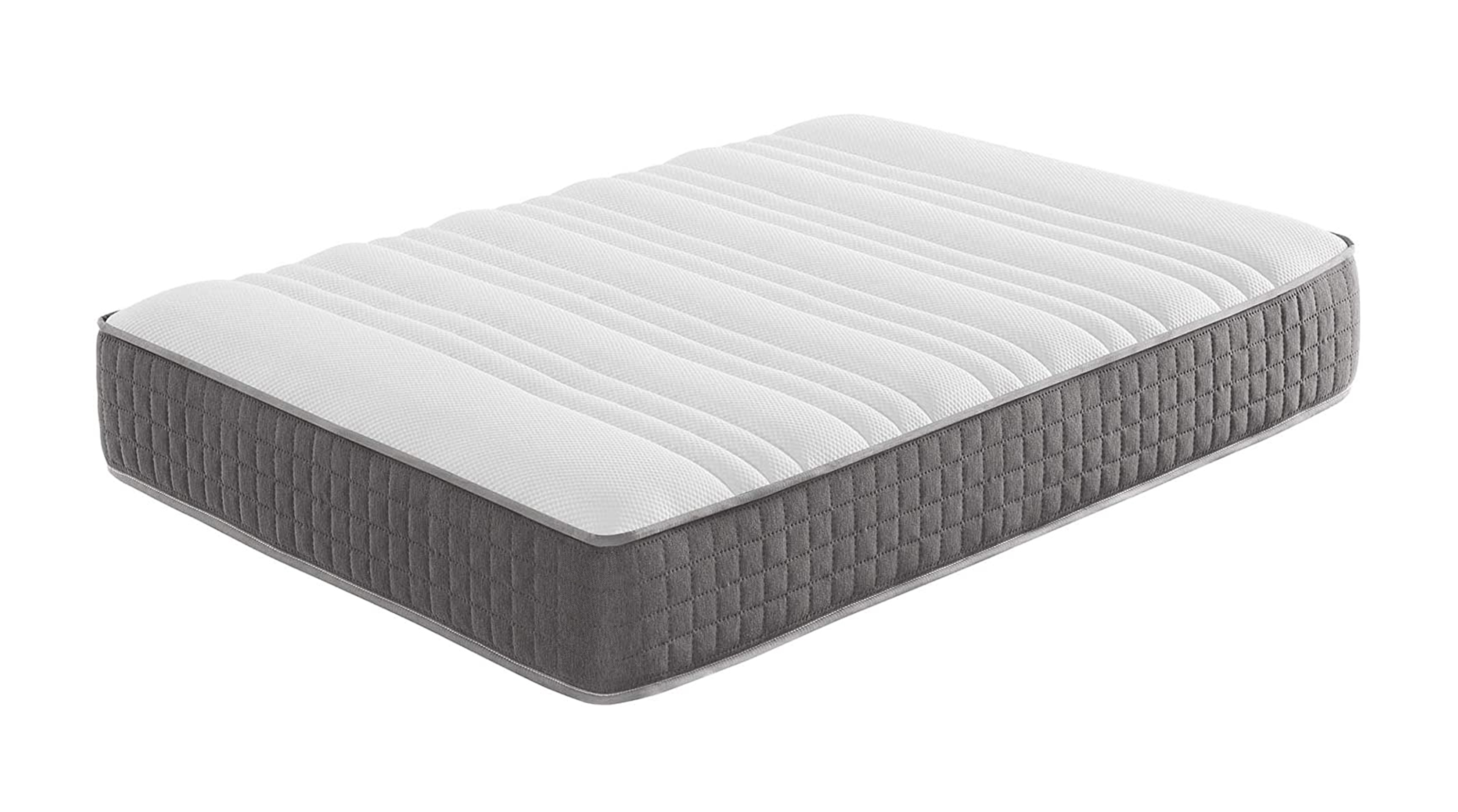 Colchón - Baltimor 90x190 cm HOGAR24, Viscoelástico, Blanco y Gris