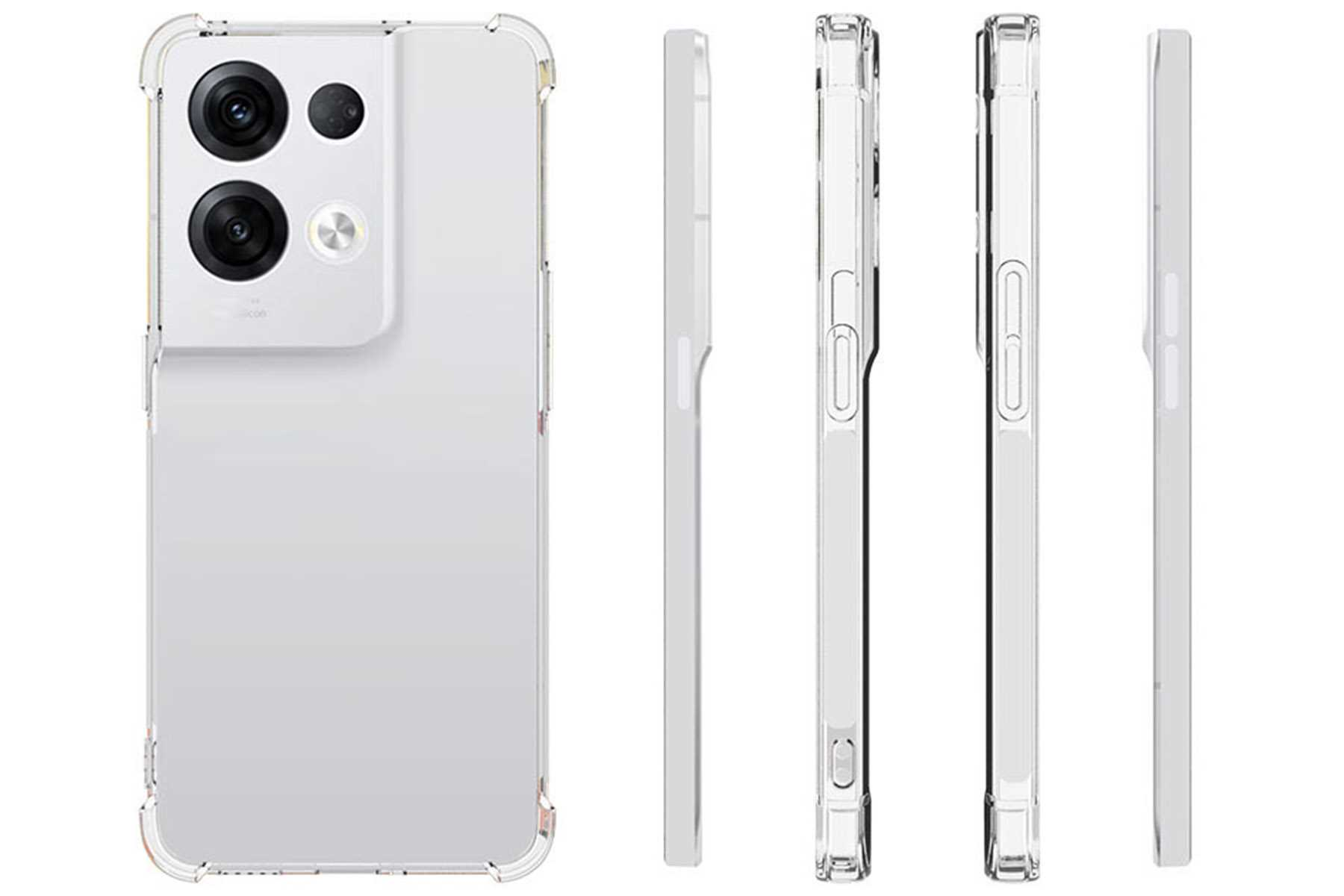 MTB MORE ENERGY Clear Armor Case, Reno8 Backcover, Pro Transparent 5G, Oppo