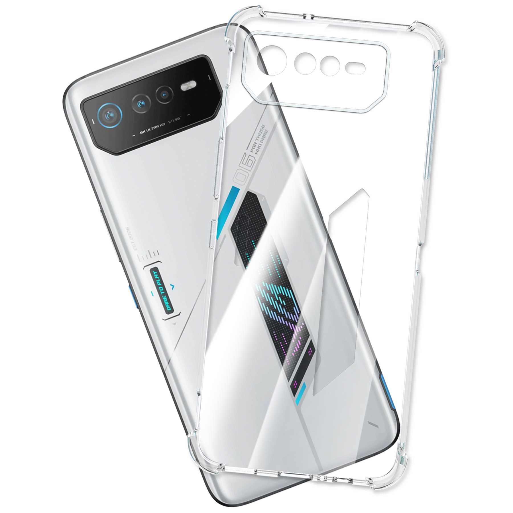 Backcover, 6D, Phone ENERGY MORE Case, Armor Clear Transparent Asus, 6, MTB ROG
