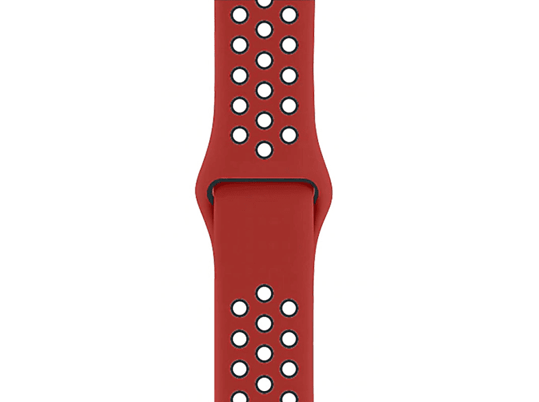 LOBWERK Uhrenarmband, Ersatzarmband, Apple Watch Series 4/5 40mm, Apple Watch Series 4/5 40mm, Rot