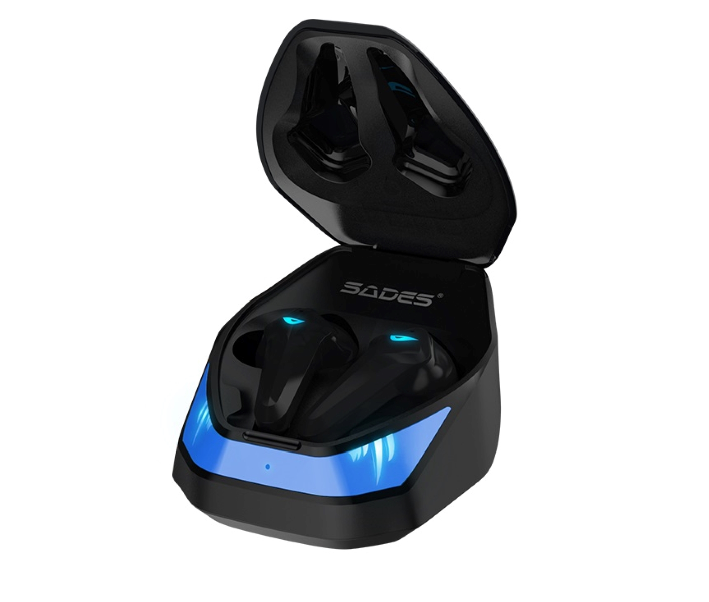 200 Gaming-Kopfhöhrer Wings SADES schwarz/blau Bluetooth In-ear TW-S02,