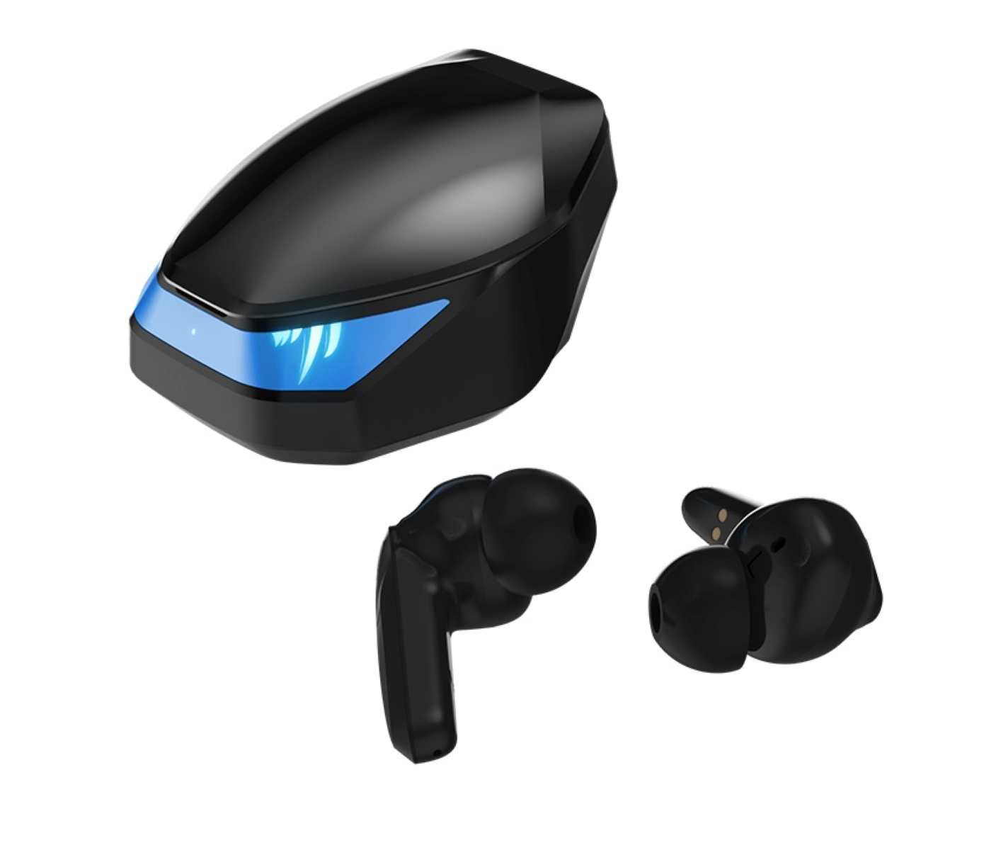 TW-S02, Wings 200 schwarz/blau SADES Bluetooth Gaming-Kopfhöhrer In-ear