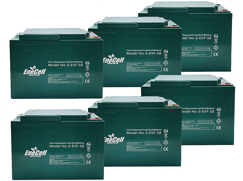 FORÇA Blackbull Akkuset 60V 58AH - Leistungsstarker Akku Für Kabinenfahrzeuge