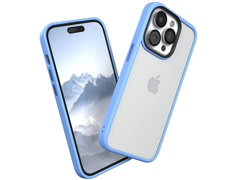 EAZY CASE Outdoor Case Matt, Backcover, Apple, iPhone 14 Pro, Blau