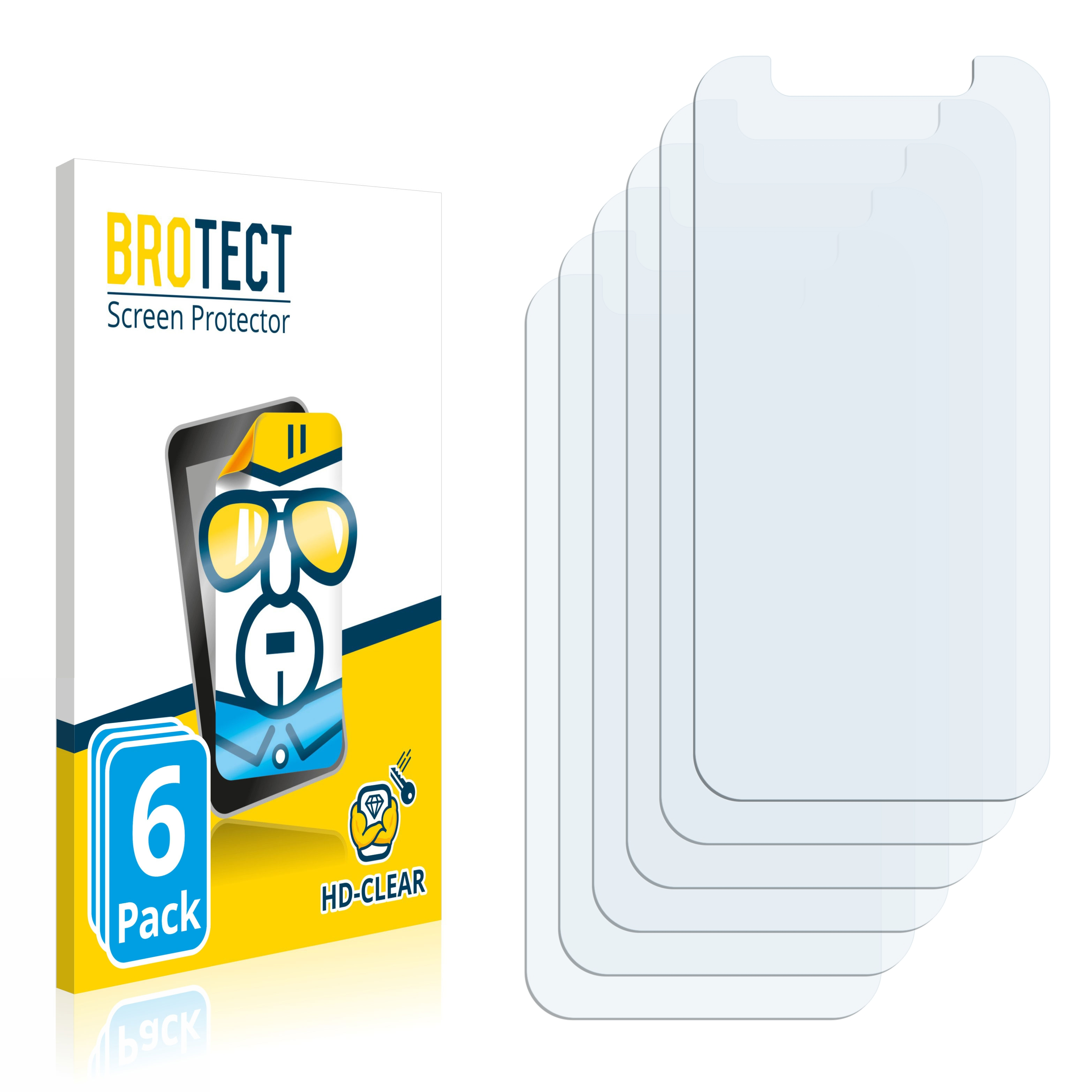 BROTECT 6x klare mini) iPhone Schutzfolie(für Apple 12