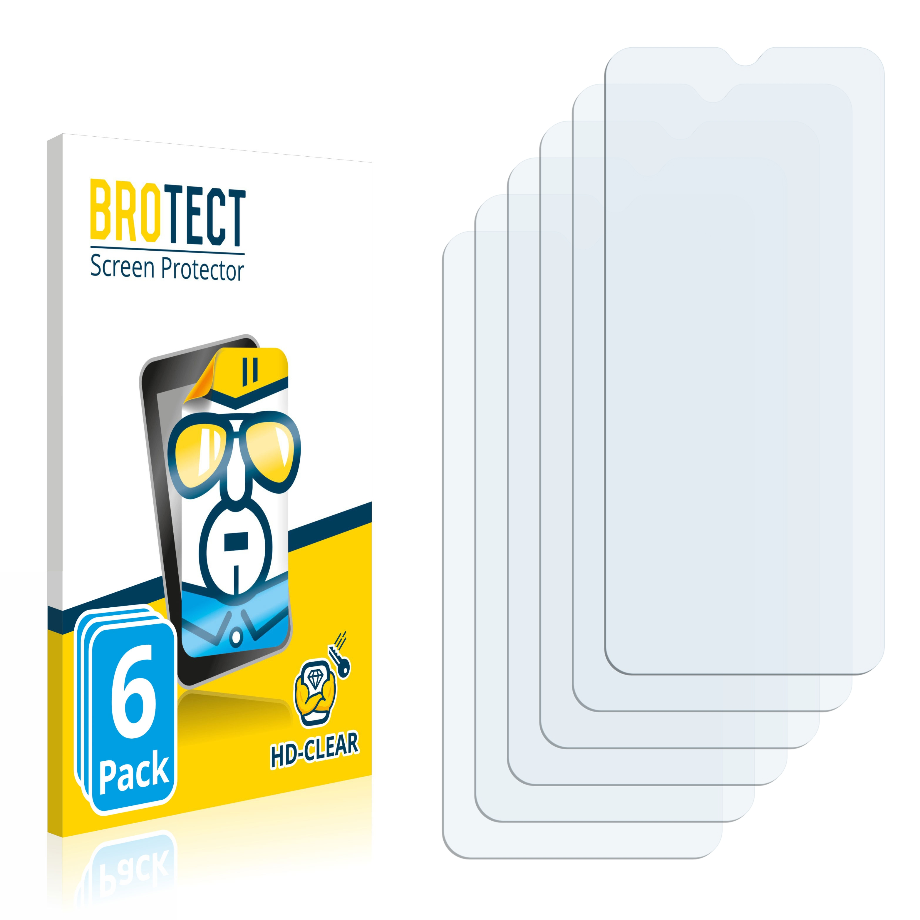 BROTECT 6x Schutzfolie(für Samsung Galaxy A13) klare