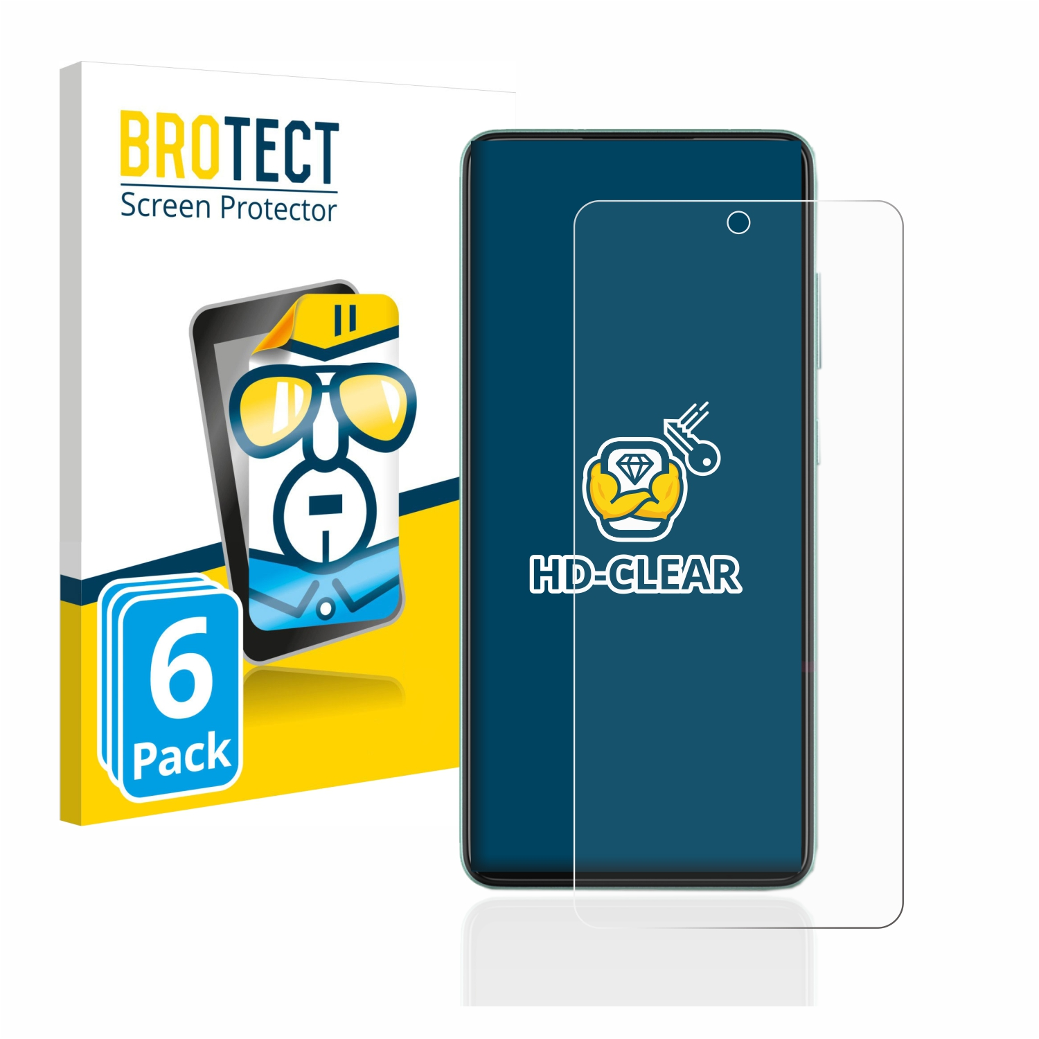 Schutzfolie(für BROTECT Samsung 6x A52) klare Galaxy