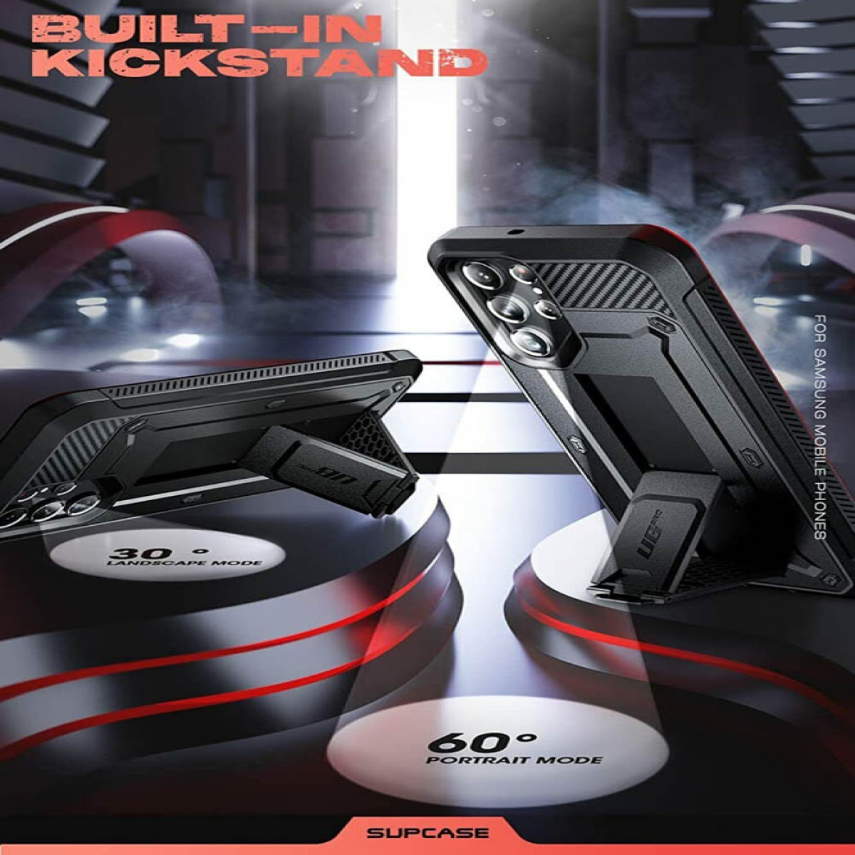 SUPCASE Unicorn Beetle Pro, Backcover, Samsung, Galaxy S23 Ultra, Schwarz