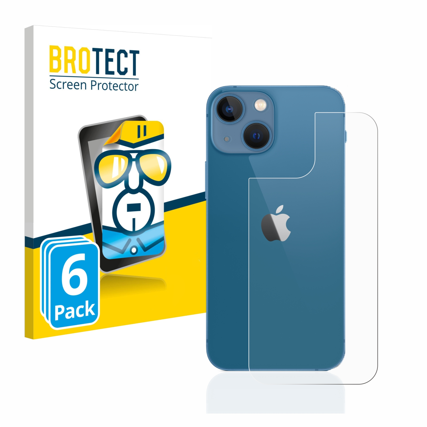 6x Apple klare Schutzfolie(für mini) 13 iPhone BROTECT