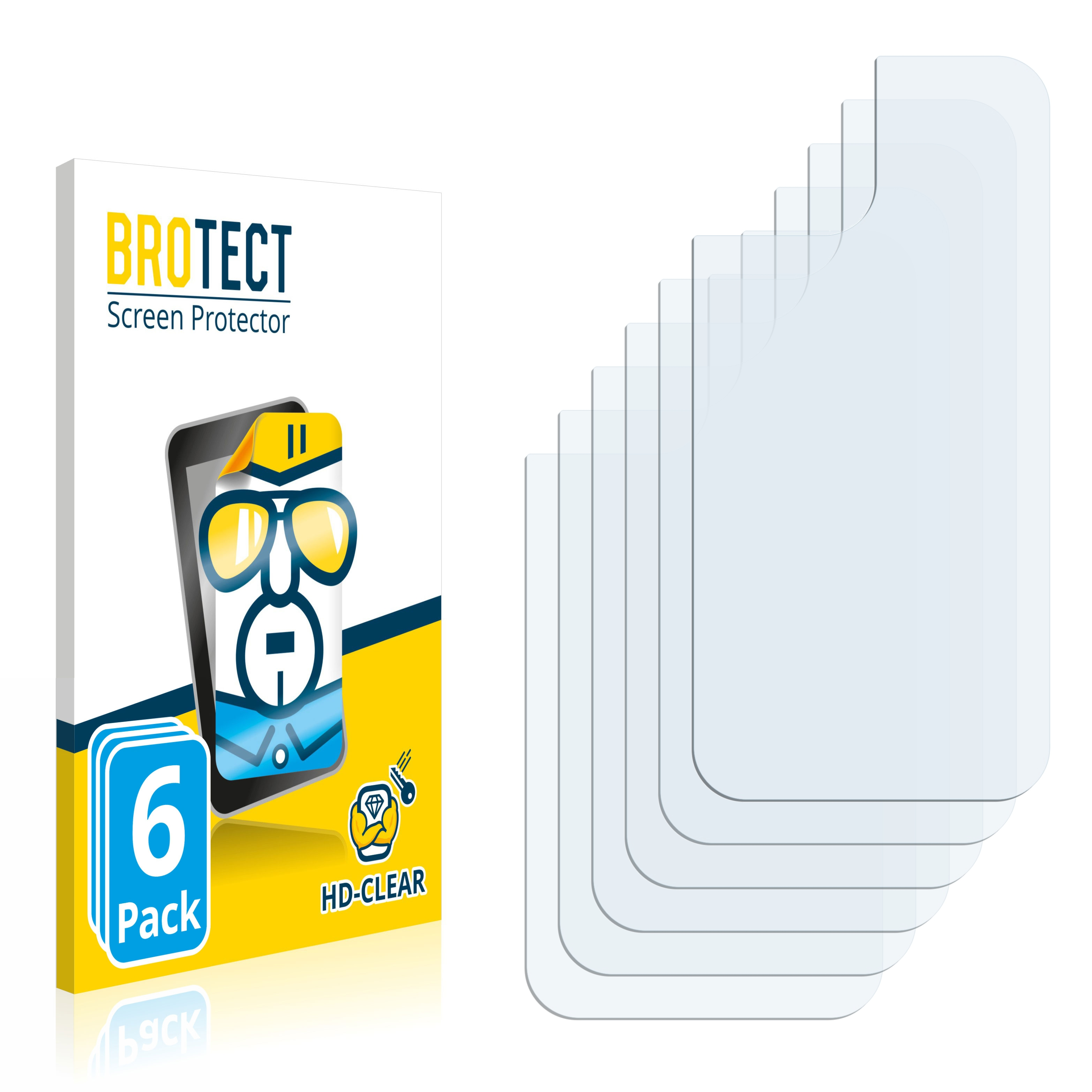 BROTECT 6x klare Schutzfolie(für iPhone Apple 13 mini)