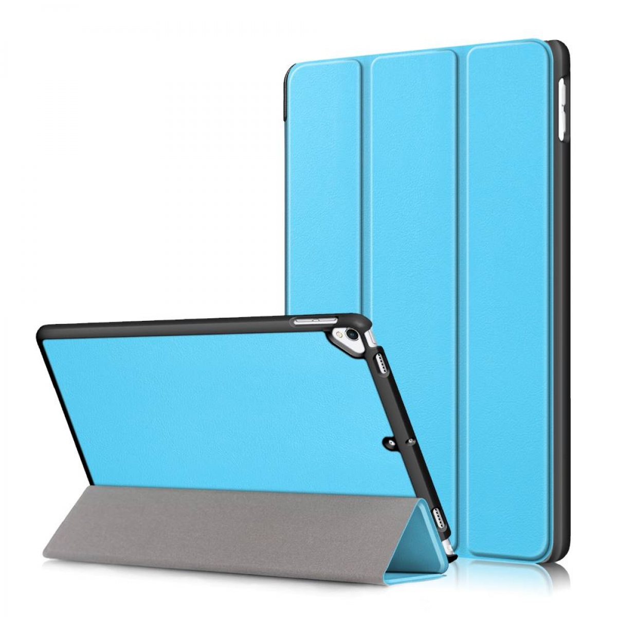 CASEONLINE Aktiv Apple Tablethülle Full Kunststoff, für Cover Hellblau