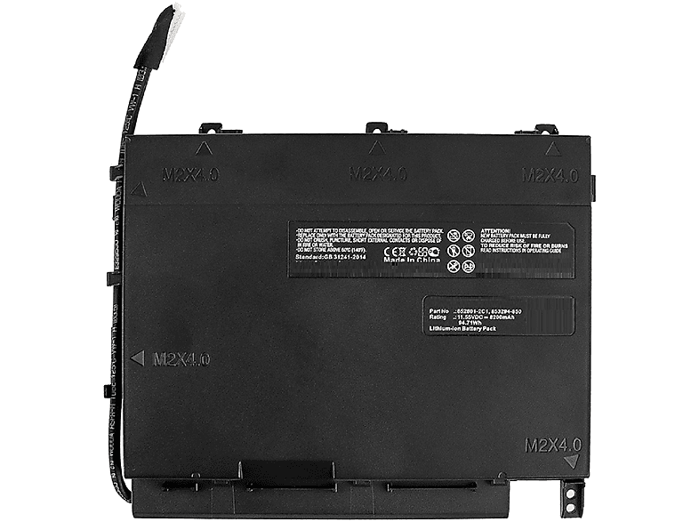 AGI Akku kompatibel 11.55 Volt, Li-Ion mAh 8200 mit 17-W200NJ Omen Notebookakku, HP Li-Ion