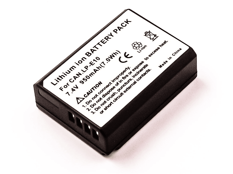 kompatibel Akku EOS mAh 950 Volt, 7.4 Li-Ion Digitalkameraakku, AGI Li-Ion, 1100D mit Canon