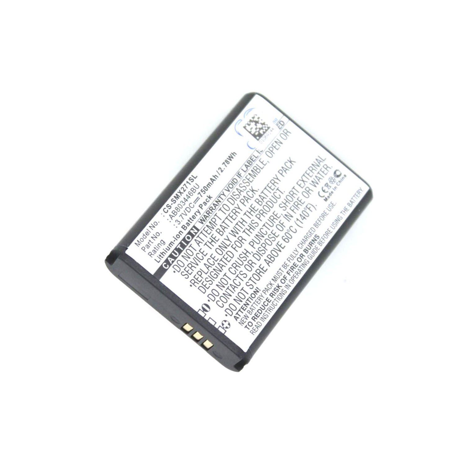 AGI Akku kompatibel mit Li-Ion, Volt, 3.7 750 Samsung mAh Li-Ion AB803446BUCSTD Handy-/Smartphoneakku